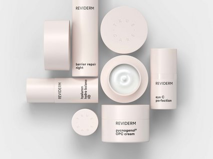 Bad Tölz: wellness & beauty Various Reviderm skincare products on a white background