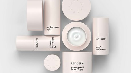 Pictures of a dream holiday in Bad Tölz Various Reviderm skincare products on a white background